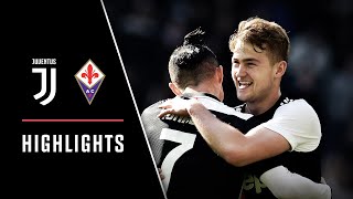 HIGHLIGHTS Juventus vs Fiorentina  30  CR7 brace amp de Ligts first home goal 💡 [upl. by Zigmund]