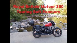 Royal Enfield Meteor 350 Panniers  How To Add Touring Panniers to RE Meteor 350 [upl. by Anrym]