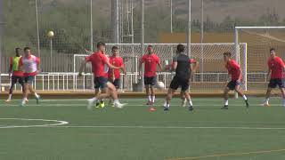 Los de Lolo Escobar entrenan hoy con publico ante el Europa de Gibraltar [upl. by Eittap317]