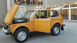 1983 Lada 2121 Niva 4x4 Overview AlphaCars amp Ural of New England [upl. by Elka]