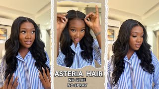 No Glue Or Spray Needed THE BEST 5x5 LACE CLOSURE WIG  SKIN MELT HD LACE ft ASTERIA HAIR [upl. by Odarbil]