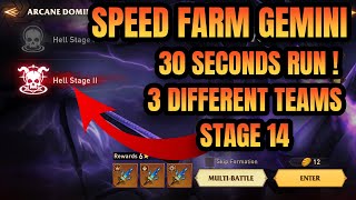 Awaken Chaos Era  3 SPEED FARM TEAMS FOR GEMINI  30 SECONDS RUNS  ULTRA FAST [upl. by Page]