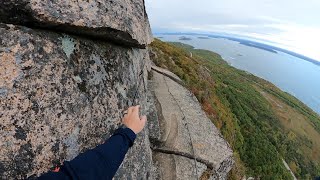 Precipice Trail  Acadia National Park [upl. by Eceirahs]