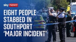 Southport At least eight people stabbed with some taken to childrens hospital [upl. by Acebber336]