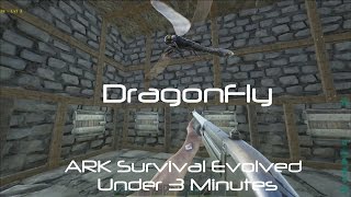 Dragonfly Meganeura Quatpenn  ARK Survival Evolved [upl. by Eluj822]