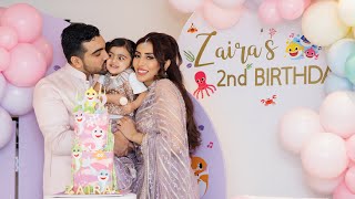 CELEBRATING ZAIRA’s 2nd BIRTHDAY 🎂 The Zaid Family [upl. by Esiuolyram606]