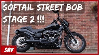 2018 Softail Street Bob Stage 2  Harley Davidson FXBB [upl. by Sandry]