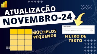 ✪ Multiplos Pequeno em Visual de Cartão  Novidades Nov2024 • Power BI 006 [upl. by Arahs139]