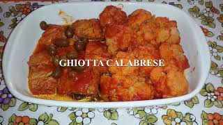 RICETTA GHIOTTA CALABRESE DI PESCE STOCCO E CAVOLFIORE CON CAPPERI ED OLIVE VERDI [upl. by Nyrok789]