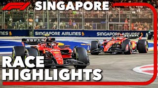 Race Singapore Full Highlights  2024 Singapore Grand Prix [upl. by Nahtonoj630]