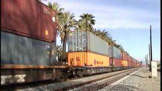 18000 foot long union pacific stacktrain [upl. by Garceau]