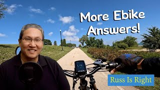 Answering Your Ebike Questions  Part 2 of 2 [upl. by Child]