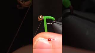 Easy Caddis Pupa  Fly Tying Short flytying dryflyfishing flytyingmaterials [upl. by Tallou]