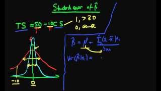 Variance of OLS estimators  part one [upl. by Mulac]