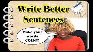 How to Write Clear Concise Sentences  Reducing Wordiness [upl. by Herrmann]