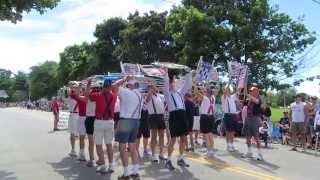 Wolfeboro Offshore AdLib Precision Lawn Chair Drill Team  July 4th 2014 [upl. by Nivac]