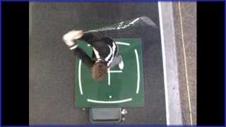 Golf Swing from above with Rick Shiels PGA Golf Coach [upl. by Emearg]