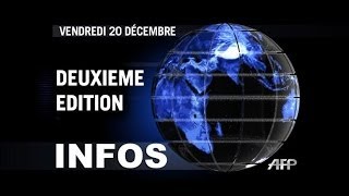 AFP  Le JT 2ème édition du vendredi 20 décembre [upl. by Acimak854]