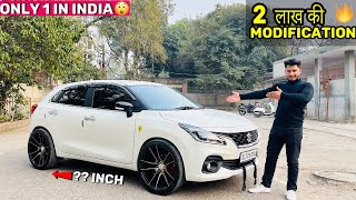 Swift से परेशान😥 हो कर Baleno ख़रीद डाली 😱Baleno Modified 17 inch Alloy Wheels [upl. by Yasmeen]