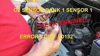 NISSAN ALMERA 2014 P0132 ERROR CODE [upl. by Anital]