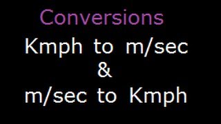 Math problem speed distance conversion of Kmhr to ms [upl. by Shah]