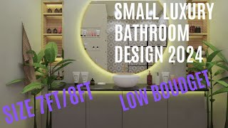 Luxury Bathroom Design Ideas 2024  latest 7 x 8 Toilet  Small Bathroom Design 2024 [upl. by Thessa]