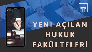 2022 YKS Yeni Açılan HUKUK FAKÜLTELERİ [upl. by Won]