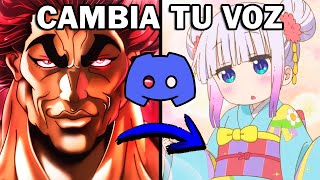 Cambia TU VOZ a CUALQUIER VOZ CON IA EN DISCORD RVC w wokada [upl. by Negris606]