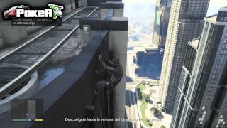 Los 3 Fantásticos en Helicóptero  Misión 22  GTA V  PokeR988 [upl. by Naitsabes534]