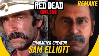 SAM ELLIOTT Character Creator The Sacketts RDR2 Tell Sackett Remake [upl. by Ayerim12]