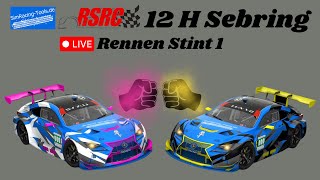 Stint 1 WEM RSRC 12H Sebring [upl. by Canada343]