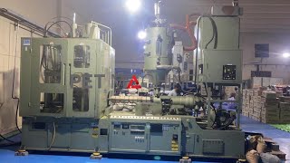 Aoki SBIII 250LL50 injection stretch blow moulding machine 1997 [upl. by Gilberte]