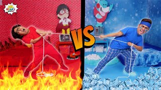 Extreme Hot VS Cold Challenge [upl. by Elrahc609]