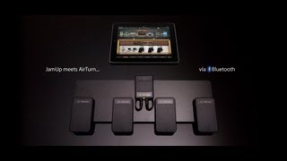 JamUp Pro XT Adds AirTurn Wireless BT105 Pedals for iOS Guitar Effects [upl. by Bael694]