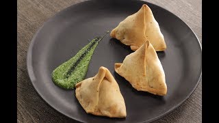 Healthy Samosa  Sanjeev Kapoor Khazana [upl. by Diandra]