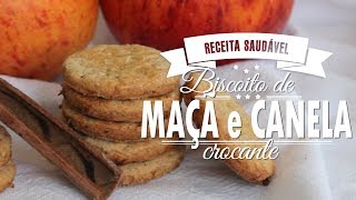 BISCOITOS DE MAÇÃ E CANELA crocante [upl. by Rame]