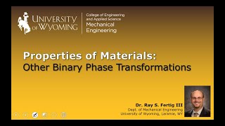 54 Phase Diagrams Other Binary Phase Transformations [upl. by Corabel]