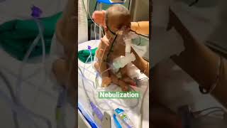 Nebulization baby care shortsviral trendingshorts viralvideo viral video [upl. by Violetta593]