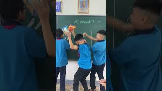 Ai nhanh hơn cohuongtantam hoctro xuhuong school caudohacknao school ainhanhhon art short [upl. by Haskel95]