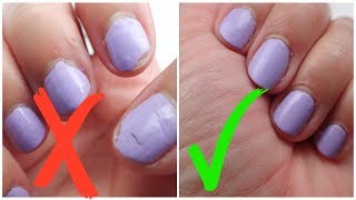 HOW TO PREVENT NAIL POLISH FROM PEELINGCHIPPING ITZANAILSNBEAUTY [upl. by Elok]