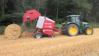 Straw baling 6230  Welger [upl. by Schnell]