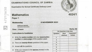 Maths paper 1 2023 Internal Q1 to Q5 [upl. by Ahsemik]