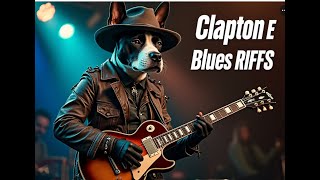 E BLUES RIFFs Eric Claptons CREAM ERA [upl. by Aikimat]