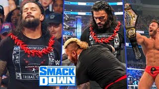 WWE SmackDown 19 July 2024  Roman Reigns Returns For His Tribal Chief Throne LA Knight Match [upl. by Eidassac]