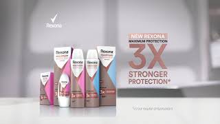 New Rexona maximum protection antiperspirant [upl. by Eduam]