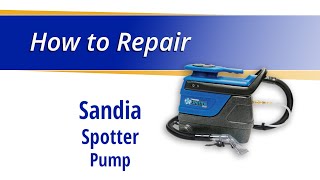 How to Replace the Pump on the Sandia Spotter [upl. by Elonore]