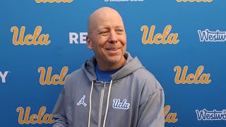 UCLA M Basketball Media Availability  Coach Cronin Oct 29 2024 [upl. by Esinart]