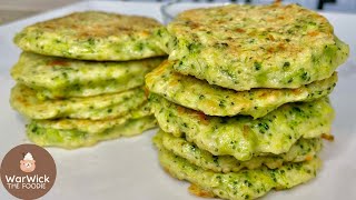 Healthy and Delicious Try These Easy BROCCOLI FRITTERS RECIPE Today [upl. by Engapmahc]