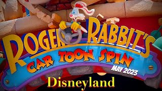 2023 May Roger Rabbits Car Toon Spin HD  Disneyland [upl. by Dyer]