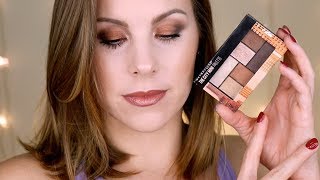 Maybelline the City Mini Palette  Bronze Eyeshadow Tutorial  Rooftop Bronzes [upl. by Lawry971]